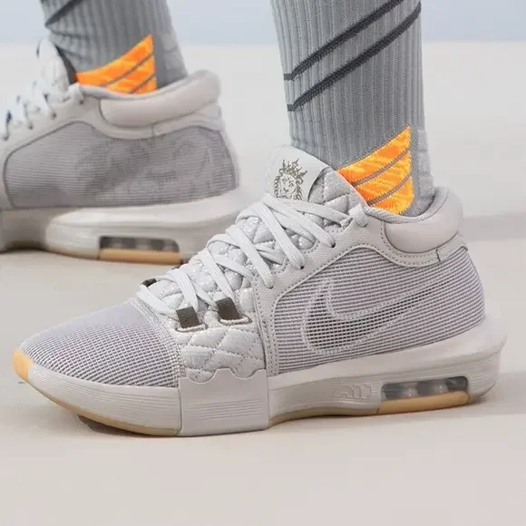 Nike LeBron Witness 8 EP Basketball Shoes Light Iron Ore Men's Size 7.5 - Picture 7 of 15